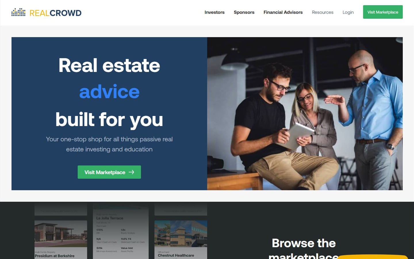 RealCrowd product screenshot
